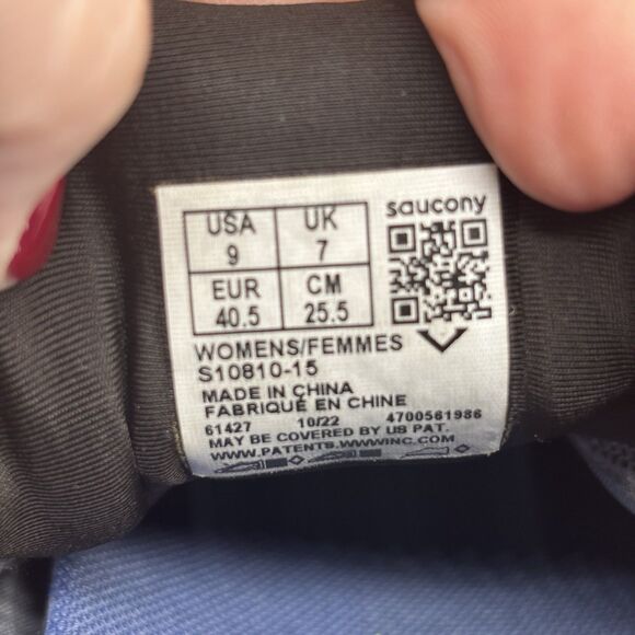 Saucony Guide 16 Women Running Shoes Size 9 Sneakers Blue Gray - Picture 8 of 8